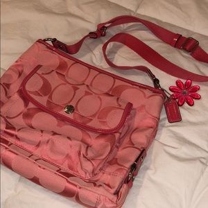 NWOT Pink Coach Kyra Shoulder Bag 👛